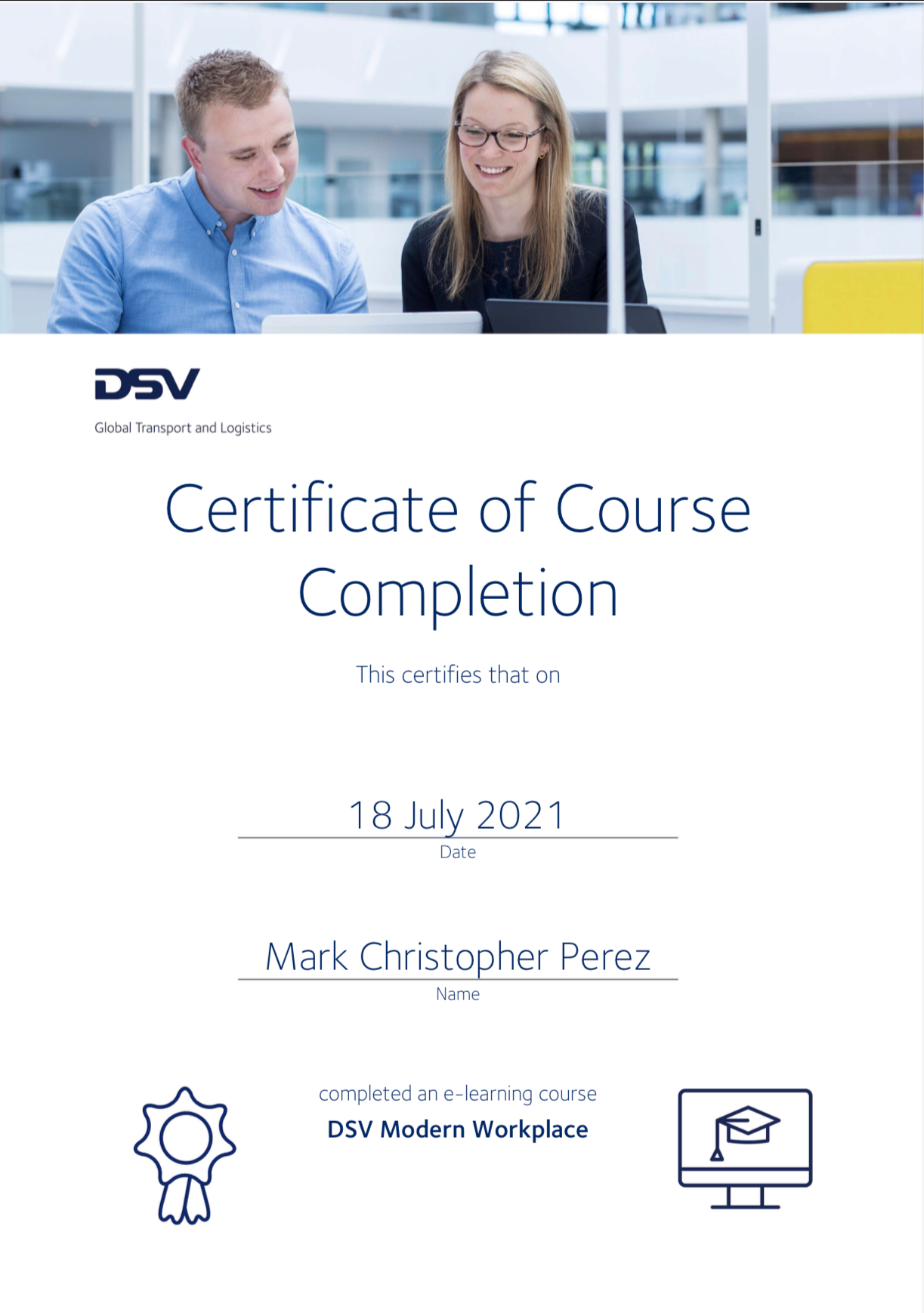 Certificate 2